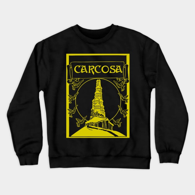 Carcosa Tower Crewneck Sweatshirt by Talesbybob